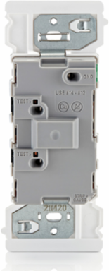 Lever Edge 15 Amp Rocker Switch, White, Thermoplastic, 120/277VAC