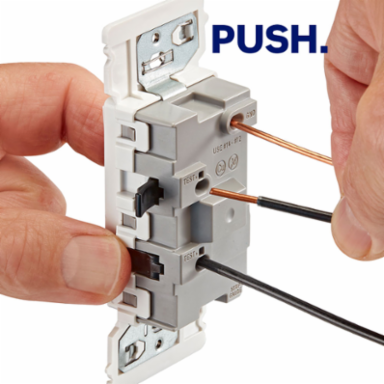 Lever Edge 15 Amp Rocker Switch, White, Thermoplastic, 120/277VAC