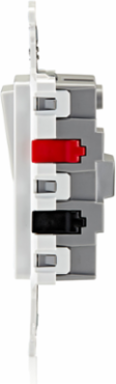 Lever Edge 15 Amp 3-Way Rocker Switch, 120/277 Volt, White