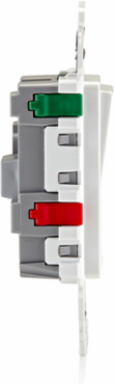 Lever Edge 15 Amp 3-Way Rocker Switch, 120/277 Volt, White