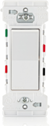 Lever Edge 15 Amp 3-Way Rocker Switch, 120/277 Volt, White