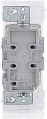 Lever Edge 20 Amp Tamper-Resistant Duplex Outlet