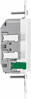 Lever Edge 15 Amp, Self Test, Tamper-Resistant GFCI, White