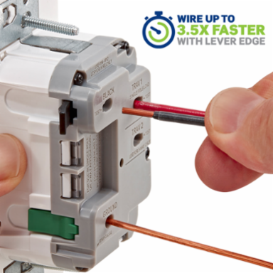 Decora Lever Edge Rocker Slide Dimmer Switch