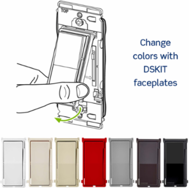 Decora Lever Edge Rocker Slide Dimmer Switch