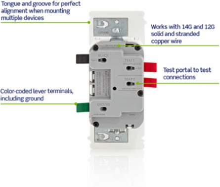 Decora Lever Edge Rocker Slide Dimmer Switch