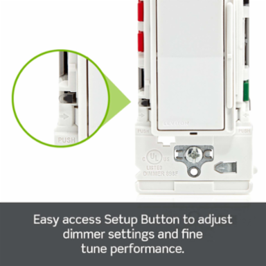 Decora Lever Edge Rocker Slide Dimmer Switch