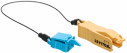 Yellow Extraction Tool with Dust Cap for LC Duplex Patch Cords