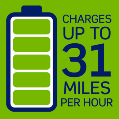 Level 2 Electric Vehicle Charger, 32 Amp, 7.6kW Output, 18 ft Cord