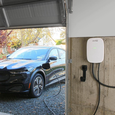 32 Amp Level 2 Electric Vehicle Charging Station with Wi-Fi, 7.6kW Output, 18 ft. Cable