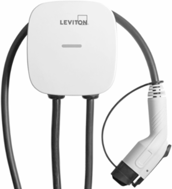 40 Amp Level 2 Electric Vehicle Charging Station With Wi-Fi, Works with My Leviton App, Plug-In