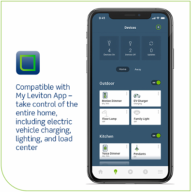 80 Amp Level 2 Electric Vehicle Charging Station, 19.2kW, J1772 Connector, 18 Ft Cord