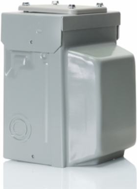 50A Weather-Resistant EV Charging Outlet with Outdoor Weatherproof Metal Cover, Surface Mount