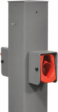 Electric Vehicle Charging Station Pedestal, Powder Coated Steel, ADA Compliant
