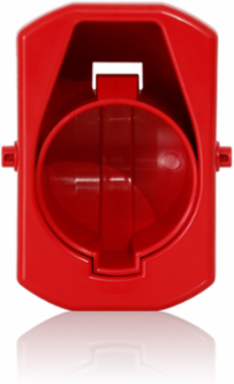 Charging Station Pedestal Swivel Assembly, Red Valox PBT, RoHS Compliant