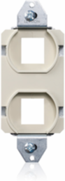 Recessed Duplex 2-Port Low Voltage Insert For Use with FBC1X