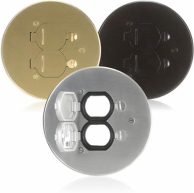 Concrete Floor Box Cover Plate, Flip Lid Door, Carpet Flange, Duplex