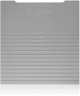 Replacement Low-Voltage Divider for Concrete Floor Box System, PVC Material