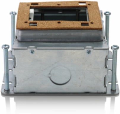 Concrete Floor Box, 1-Gang, Deep
