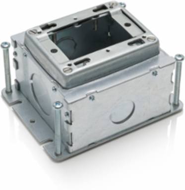 Concrete Floor Box, 1-Gang, Deep