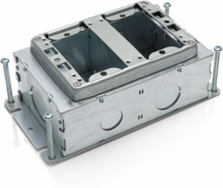 Concrete Floor Box, 2-Gang, Deep
