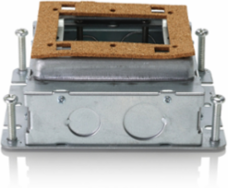 Concrete Floor Box, 1-Gang, Shallow