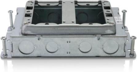 Concrete Floor Box, 2-Gang, Shallow