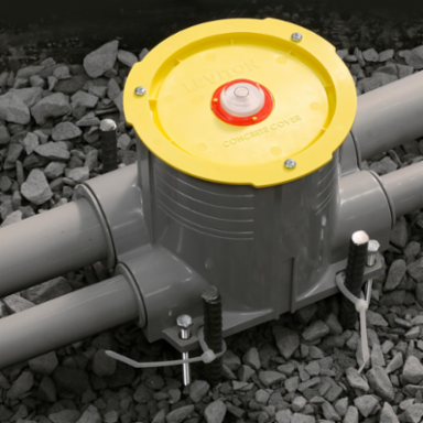 Replacement Data Conduit Plugs & Reducers for FBBOX-GY System, 1.5" & 1.25" Diameters