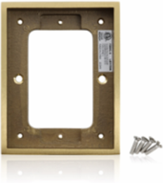 Concrete Floor Box Tile Frame, 1-Gang