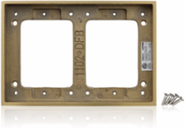 Concrete Floor Box Tile Frame, 2-Gang