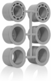 Concrete Floor Box System Replacement Power Conduit Plugs & Reducers, PVC, 1 Inch & 3/4 Inch