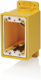 Single-Gang FD Box, 26.0 Cubic Inch Capacity, NEMA 4X, Yellow