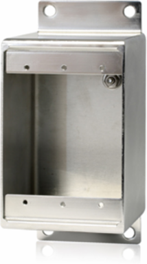 Wetguard Watertight Single Gang FD Box 37.2 Cubic Inch Capacity, 14 Gauge Stainless Steel