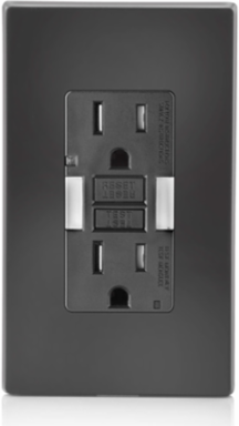 15 Amp Self-Test Tamper-Resistant GFCI Outlet with Guide Light, 125 Volt