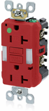 20 Amp SmartlockPro GFCI Hospital Grade Receptacle, Tamper-Resistant, NEMA 5-20R