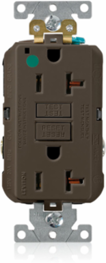 20 Amp Extra Heavy-Duty Hospital Grade GFCI Receptacle, 125 Volt, NEMA 5-20R