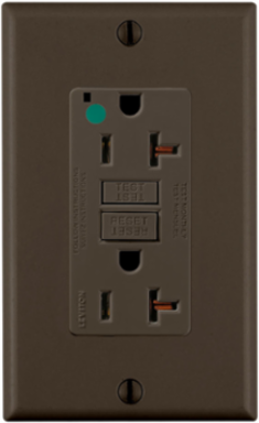 20 Amp Extra Heavy-Duty Hospital Grade GFCI Receptacle, 125 Volt, NEMA 5-20R