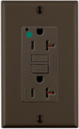 20 Amp Extra Heavy-Duty Hospital Grade GFCI Receptacle, 125 Volt, NEMA 5-20R