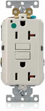 SmartlockPro GFCI Outlet, 20 Amp, Hospital Grade, Light Almond