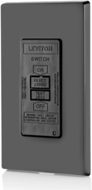 20 Amp Self-Test Blank Face GFCI Receptacle, 125 Volt, Continuous Ground Fault Protection