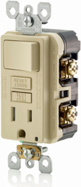 SmartlockPro 15 Amp GFCI Switch/Outlet Combo, Tamper-Resistant, LED Indicator