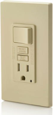 SmartlockPro 15 Amp GFCI Switch/Outlet Combo, Tamper-Resistant, LED Indicator