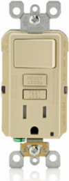 SmartlockPro 15 Amp GFCI Switch/Outlet Combo, Tamper-Resistant, LED Indicator