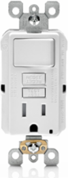 15 Amp Self-Test Tamper-Resistant GFCI Switch/Outlet Combo with LED Indicator Light