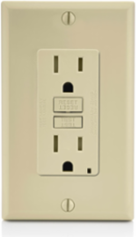 15 Amp Self-Test Tamper-Resistant GFCI Outlet 125 Volt with LED Indicator Light