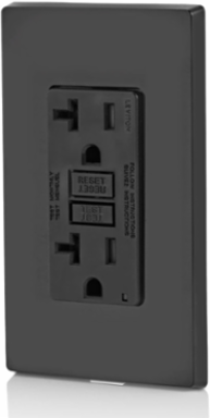 20 Amp Self-Test Tamper-Resistant GFCI Outlet, 125 Volt with LED Indicator