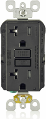 20 Amp Self-Test Tamper-Resistant GFCI Outlet, 125 Volt with LED Indicator