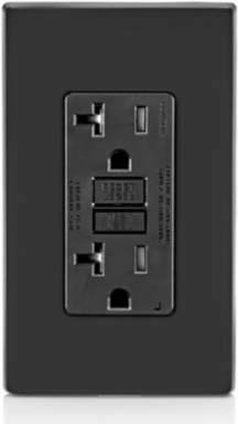 20 Amp Self-Test Tamper-Resistant GFCI Outlet, 125 Volt with LED Indicator