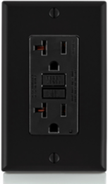 20 Amp Self-Test Tamper-Resistant GFCI Outlet, 125 Volt with LED Indicator