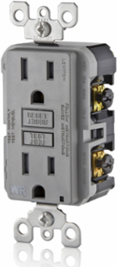 15 Amp Weather-Resistant GFCI Outlet, Self-Test, Tamper-Resistant, 125 Volt